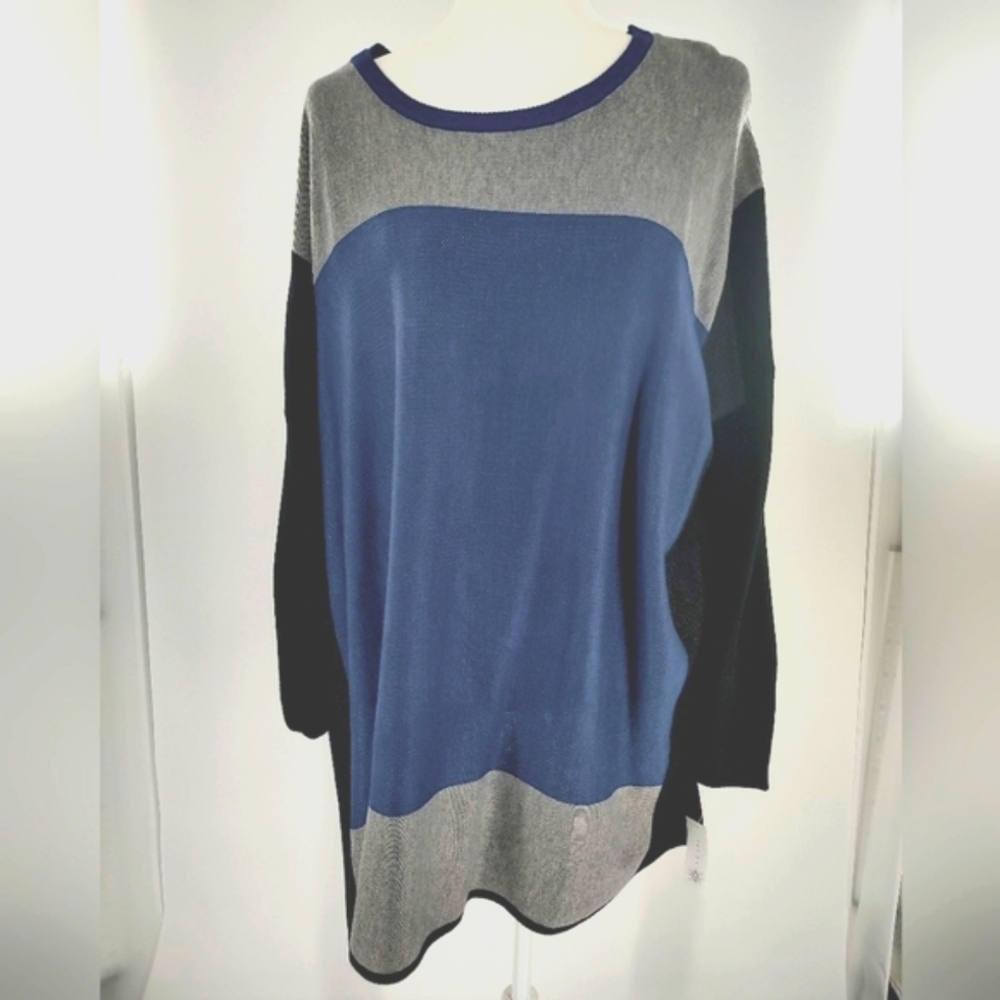 Fever Women's Oversized  Blue Sweater Size M
